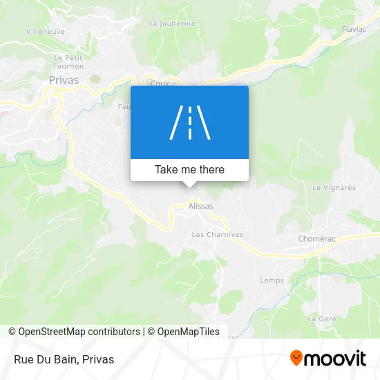 Rue Du Bain map