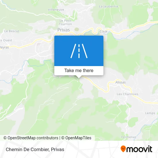 Chemin De Combier map