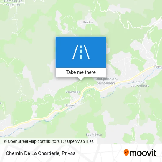 Chemin De La Charderie map