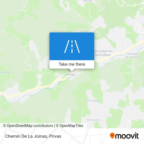 Chemin De La Joinas map