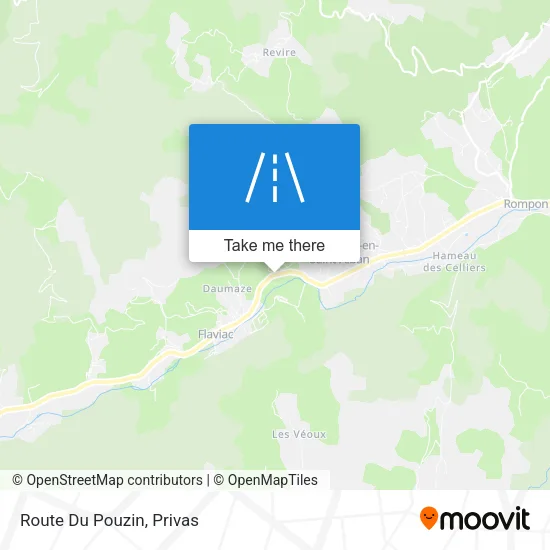Route Du Pouzin map