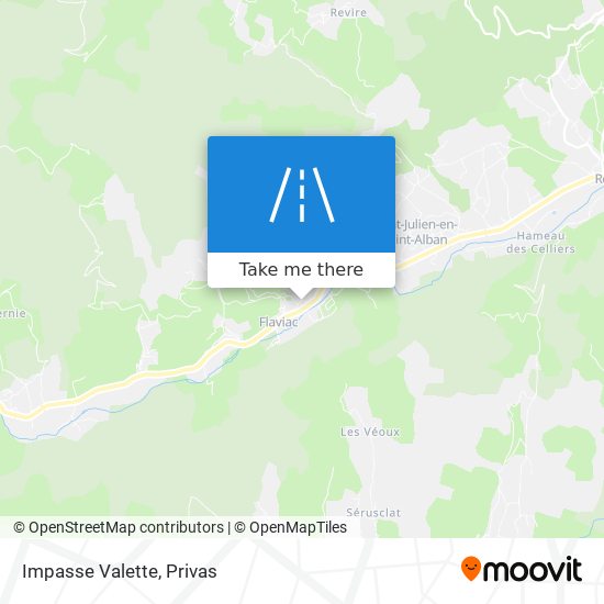 Impasse Valette map