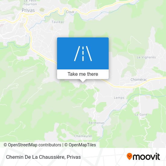 Chemin De La Chaussière map