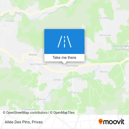 Allée Des Pins map