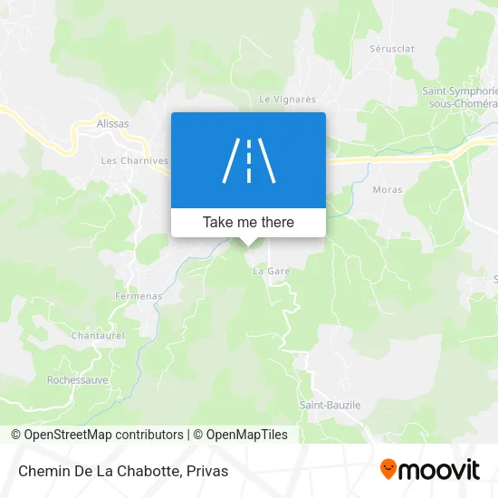 Chemin De La Chabotte map