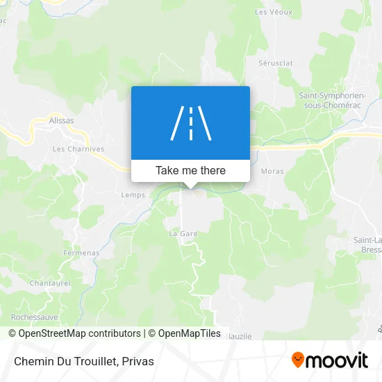 Chemin Du Trouillet map