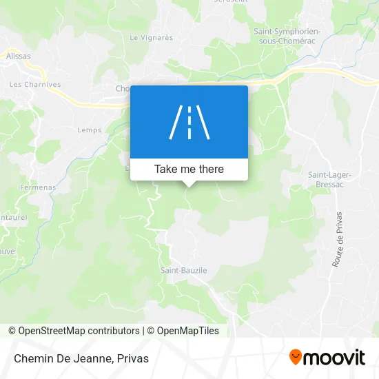 Chemin De Jeanne map