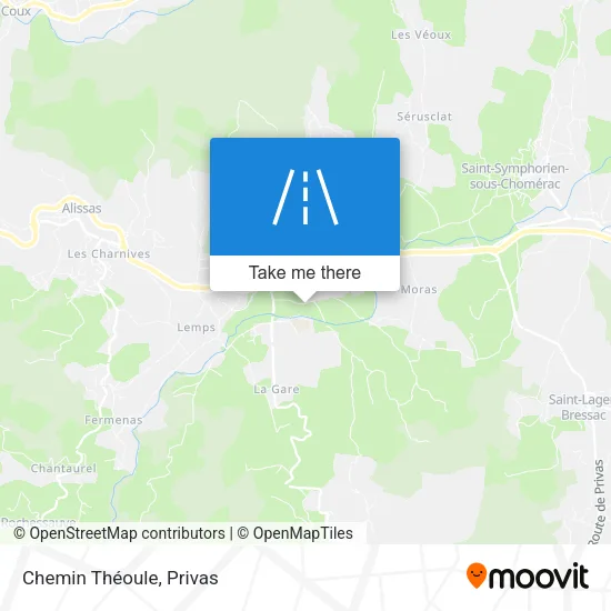 Chemin Théoule map