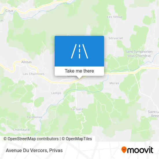 Avenue Du Vercors map