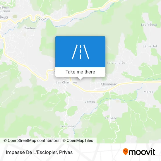 Impasse De L'Esclopier map