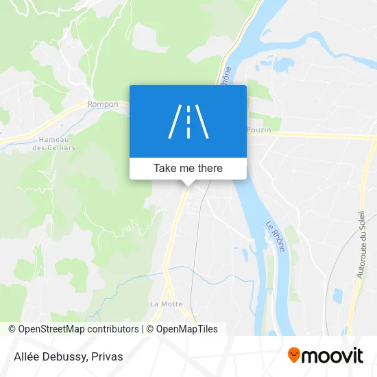 Allée Debussy map
