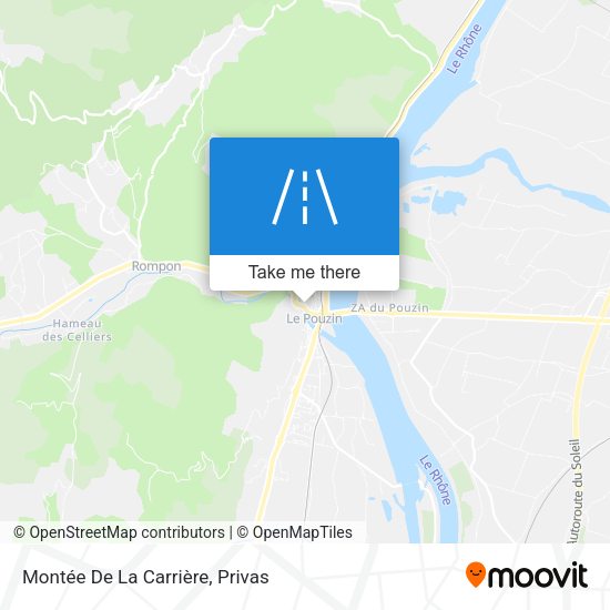 Montée De La Carrière map