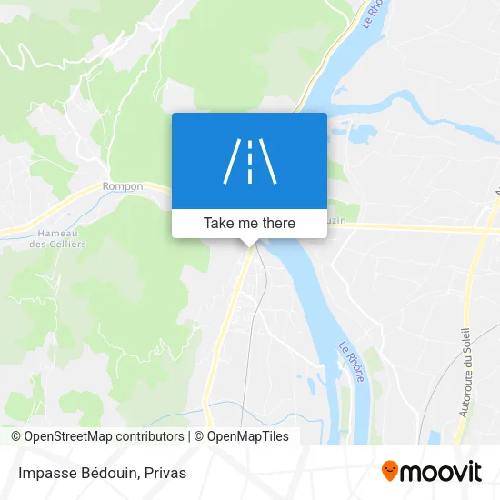 Impasse Bédouin map