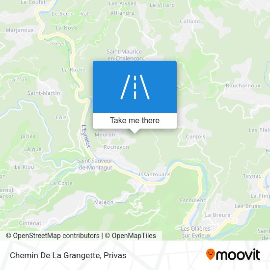 Chemin De La Grangette map