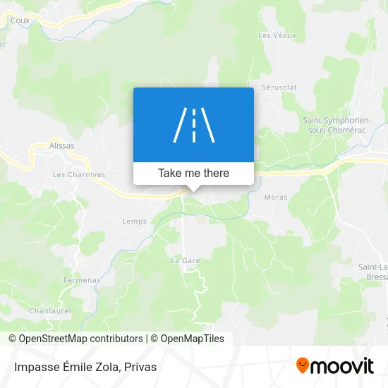 Impasse Émile Zola map