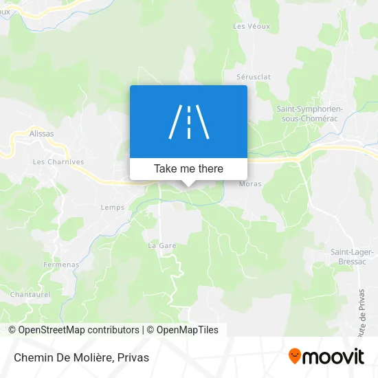 Chemin De Molière map