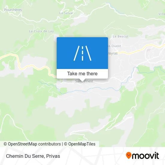 Chemin Du Serre map