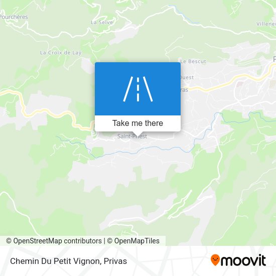 Chemin Du Petit Vignon map