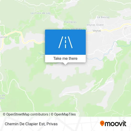 Chemin De Clapier Est map