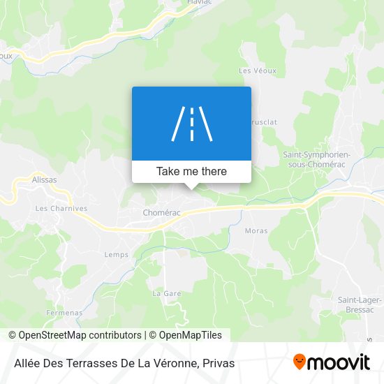 Allée Des Terrasses De La Véronne map