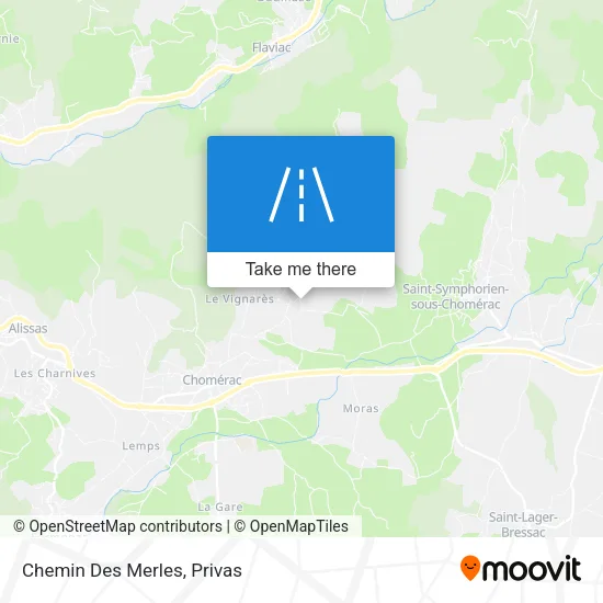 Chemin Des Merles map