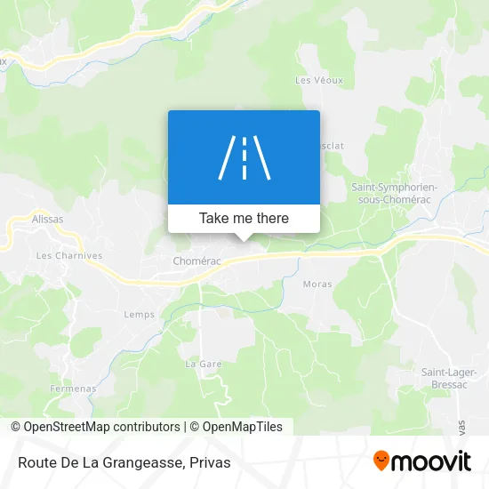 Route De La Grangeasse map