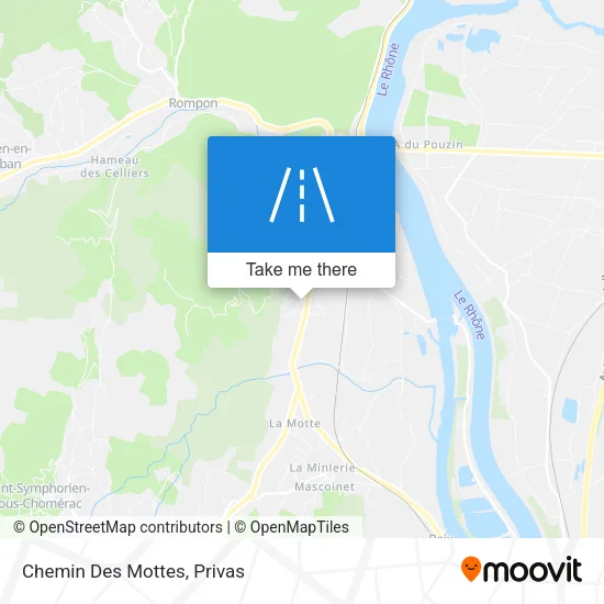 Chemin Des Mottes map