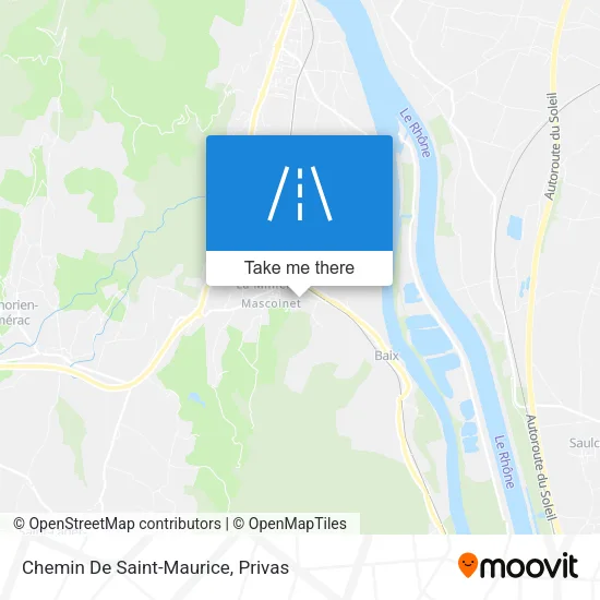Chemin De Saint-Maurice map
