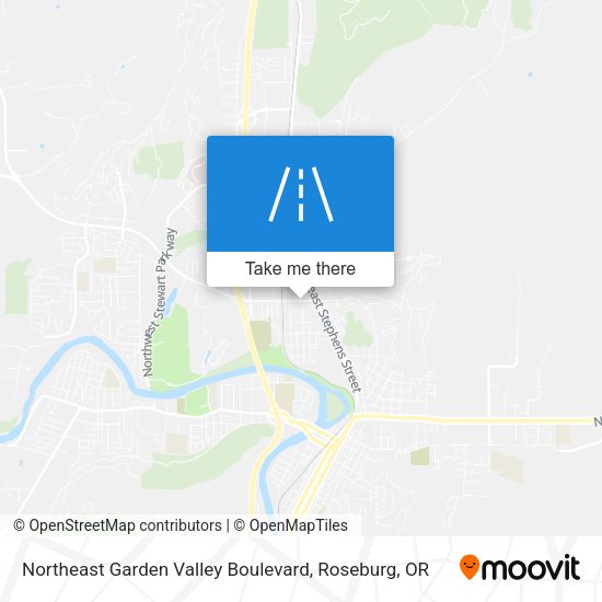 Mapa de Northeast Garden Valley Boulevard