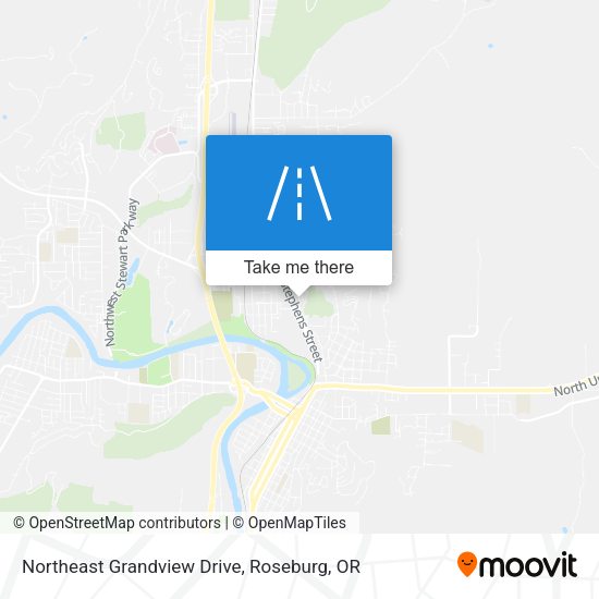 Mapa de Northeast Grandview Drive