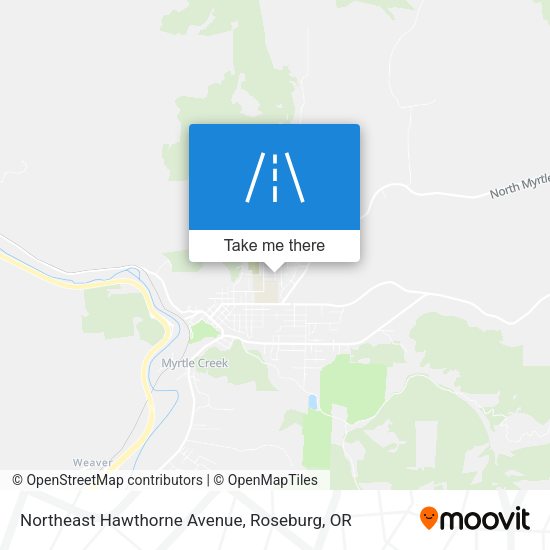 Northeast Hawthorne Avenue map