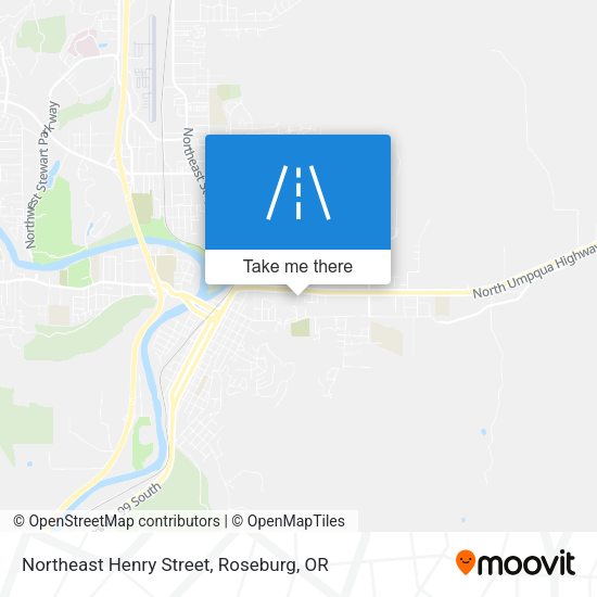 Northeast Henry Street map