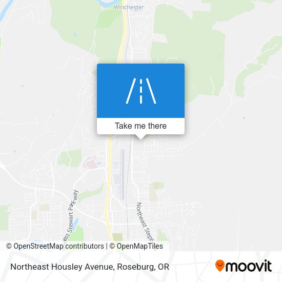 Northeast Housley Avenue map
