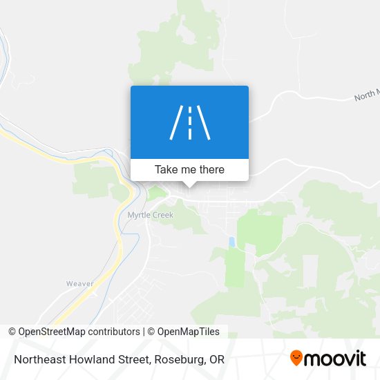 Northeast Howland Street map
