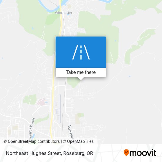 Northeast Hughes Street map