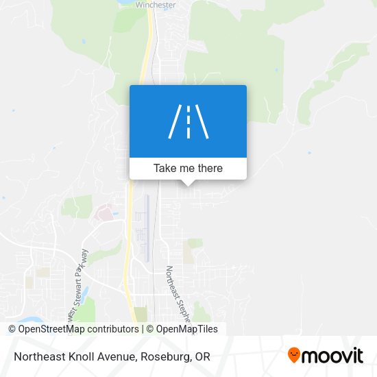 Northeast Knoll Avenue map