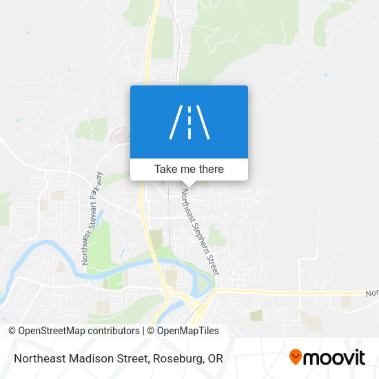Northeast Madison Street map
