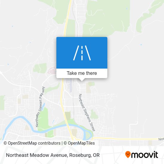 Mapa de Northeast Meadow Avenue