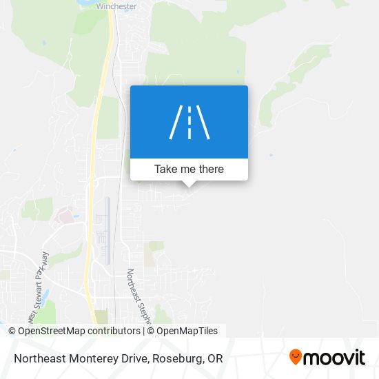 Northeast Monterey Drive map