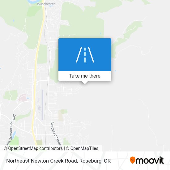 Northeast Newton Creek Road map