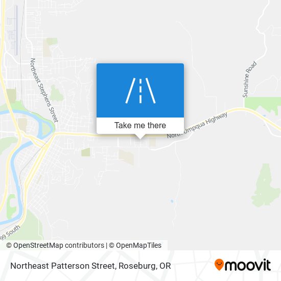 Northeast Patterson Street map