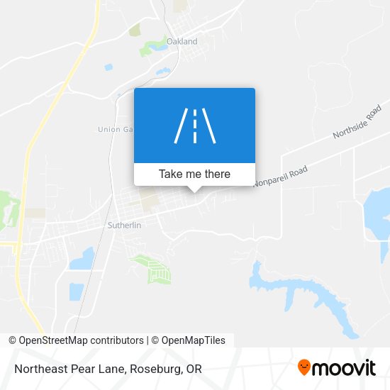 Mapa de Northeast Pear Lane