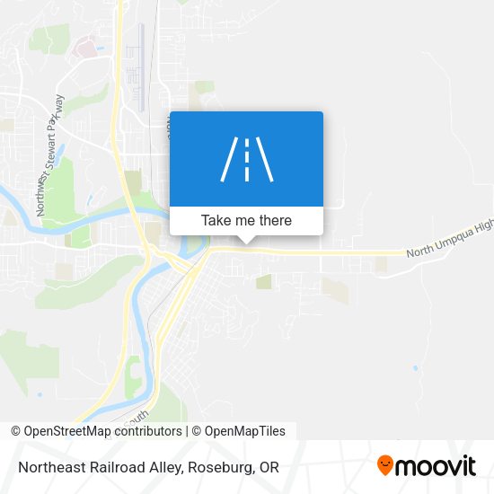 Northeast Railroad Alley map