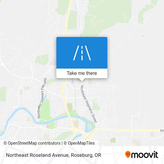 Northeast Roseland Avenue map