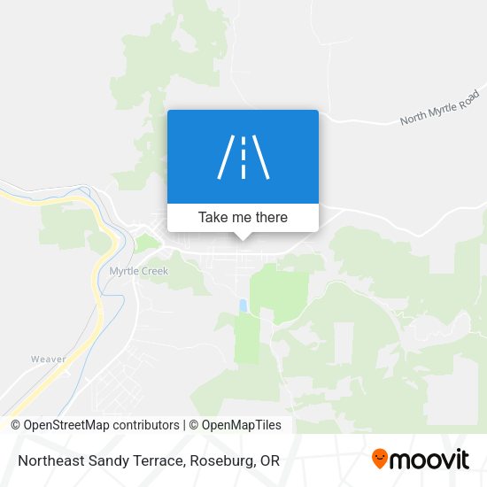 Northeast Sandy Terrace map
