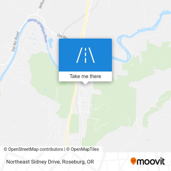 Northeast Sidney Drive map