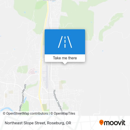Northeast Slope Street map