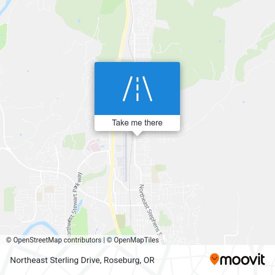 Northeast Sterling Drive map