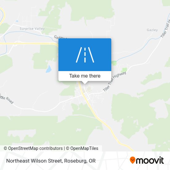 Mapa de Northeast Wilson Street