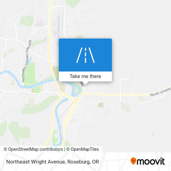 Northeast Wright Avenue map